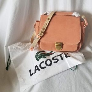 LACOSTE Crossbody Bag Purse Adjustable NEW + Bag